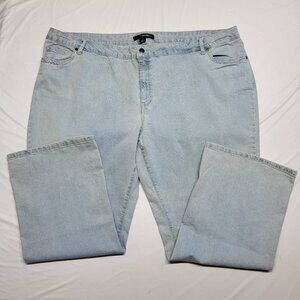 Denim 24/7 Jeans Womens 28WP Stretch High Rise Bootcut Light Wash